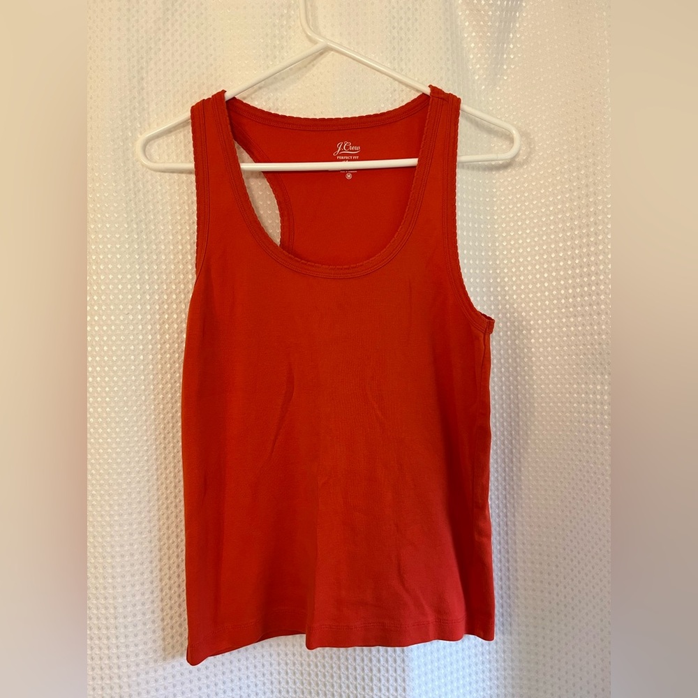 J. Crew Women's Coral Tank Top